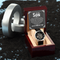 To My Son - Men's Openwork Watch with Message Card for Son