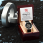 To My Husband To Be - Men's Openwork Watch with Romantic Message Card for Husband To Be