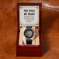 To My Boyfriend - Men's Openwork Watch with Romantic Message Card for Boyfriend