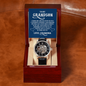Grandma To Grandson - Men's Openwork Watch with Message Card for Grandson