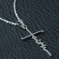 To My Daughter - Faith Cross Necklace with Birthday Message Card