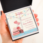To My Daughter - Faith Cross Necklace with Birthday Message Card