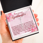 To My Granddaughter - Faith Cross Necklace with Message Card