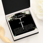To My Mother-In-Law - Faith Cross Necklace with Message Card