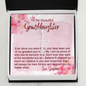 To My Granddaughter - Faith Cross Necklace with Message Card