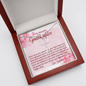 To My Granddaughter - Faith Cross Necklace with Message Card