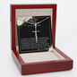To My Mom (On My Wedding Day) - Faith Cross Necklace with Message Card
