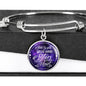 SISTER To SISTER - Side by Side or Miles Apart SISTERS will Connected by HEART Adjustable Bangle Bracelet - Loving Family