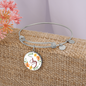 I Choose Joy - Bible Verse Inspired Adjustable Bangle Bracelet