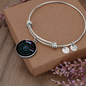 In Memory of Loved One - My Mind Still Speaks to You ... Adjustable Bangle Bracelet - Loving Family