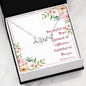 Scripted Love Necklace with Bible Verse Card - Romans 12:12