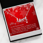 To My Best Friend - Scripted Love Necklace with Christmas Message Card