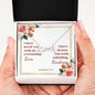 Scripted Love Necklaces with A Bible Verse Card - Jeremiah 31:3
