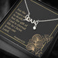 Scripted Love Necklace with Bible Verse Card - Romans 6:23