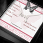 Scripted Love Necklace with A Bible Verse Card - 2 Corinthians 5:17