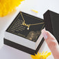 Scripted Love Necklace with Bible Verse Card - Romans 6:23