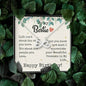 To My Bestie - Infinity Hearts Necklace with Birthday Message Card