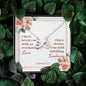 Infinity Heart Necklaces with A Bible Verse Card - Jeremiah 31:3