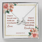 Infinity Heart Necklaces with A Bible Verse Card - Jeremiah 31:3