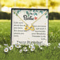 To My Bestie - Infinity Hearts Necklace with Birthday Message Card
