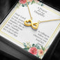A Prayer for My Daughter - Infinity Heart Necklaces with Card