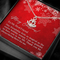 To My Best Friend - Anchor Necklace with Christmas Message Card