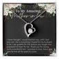 Daughter To Mother In Law - Forever Love Necklace with Message Card