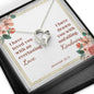 Forever Love Necklaces with A Bible Verse Card - Jeremiah 31:3