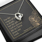 Forever Love Necklace with Bible Verse Card - Romans 6:23