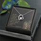 Forever Love Necklace with Bible Verse Card - Romans 6:23