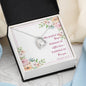Forever Love Necklace with Bible Verse Card - Romans 12:12