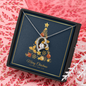 Forever Love Necklace with Christmas Card