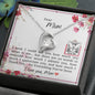 Dear Mom - Forever Love Necklace with Message Card & QR code for E-Card