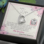 To My Wife - Forever Love Necklace with Message Card & QR code for E-Card