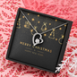 Forever Love Necklace with Christmas Card - Black