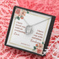 Forever Love Necklaces with A Bible Verse Card - Jeremiah 31:3