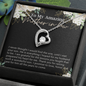 Daughter To Mother In Law - Forever Love Necklace with Message Card