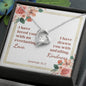 Forever Love Necklaces with A Bible Verse Card - Jeremiah 31:3