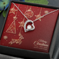 Forever Love Necklace with Christmas Card - Red