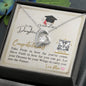 To My Daughter - Forever Love Necklace with Graduation Message Card & QR code for E-Card