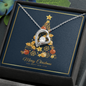 Forever Love Necklace with Christmas Card