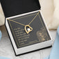 Forever Love Necklace with Bible Verse Card - Romans 6:23