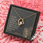 Forever Love Necklace with Bible Verse Card - Romans 6:23