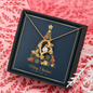 Forever Love Necklace with Christmas Card