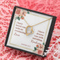 Forever Love Necklaces with A Bible Verse Card - Jeremiah 31:3