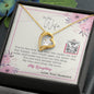To My Wife - Forever Love Necklace with Message Card & QR code for E-Card