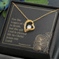Forever Love Necklace with Bible Verse Card - Romans 6:23