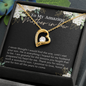 Daughter To Mother In Law - Forever Love Necklace with Message Card