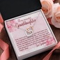 To My Granddaughter - Interlocking Hearts Necklace with Message Card