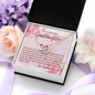 To My Granddaughter - Interlocking Hearts Necklace with Message Card